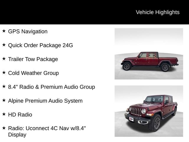 Used 2021 Jeep Gladiator Overland w/ Popular Equipment Package image 3