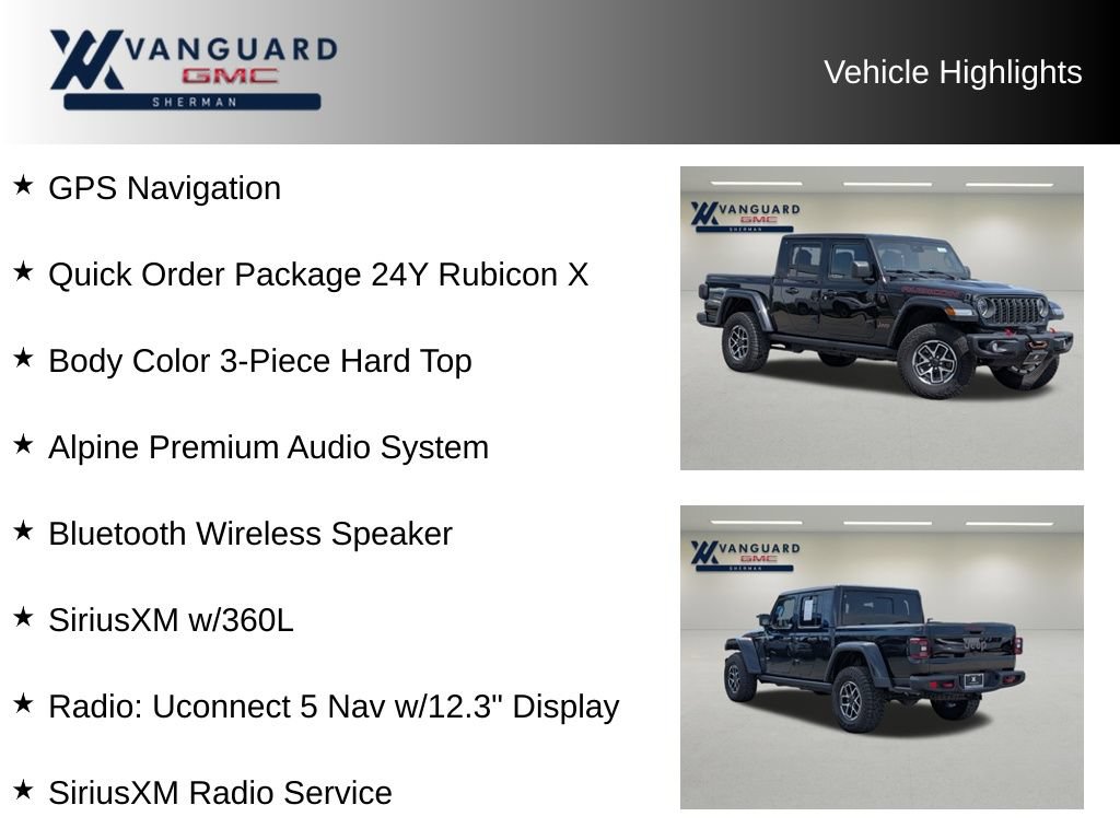 Used 2025 Jeep Gladiator Rubicon AWD/4WD image 10