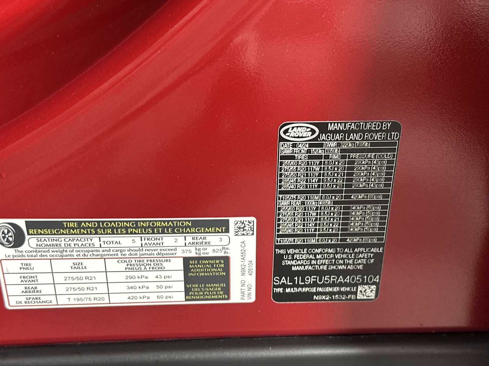 Used 2024 Land Rover Range Rover Sport Dynamic SE image 52