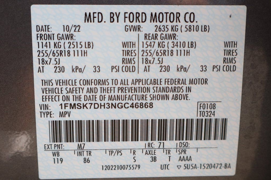 Used 2022 Ford Explorer XLT image 43