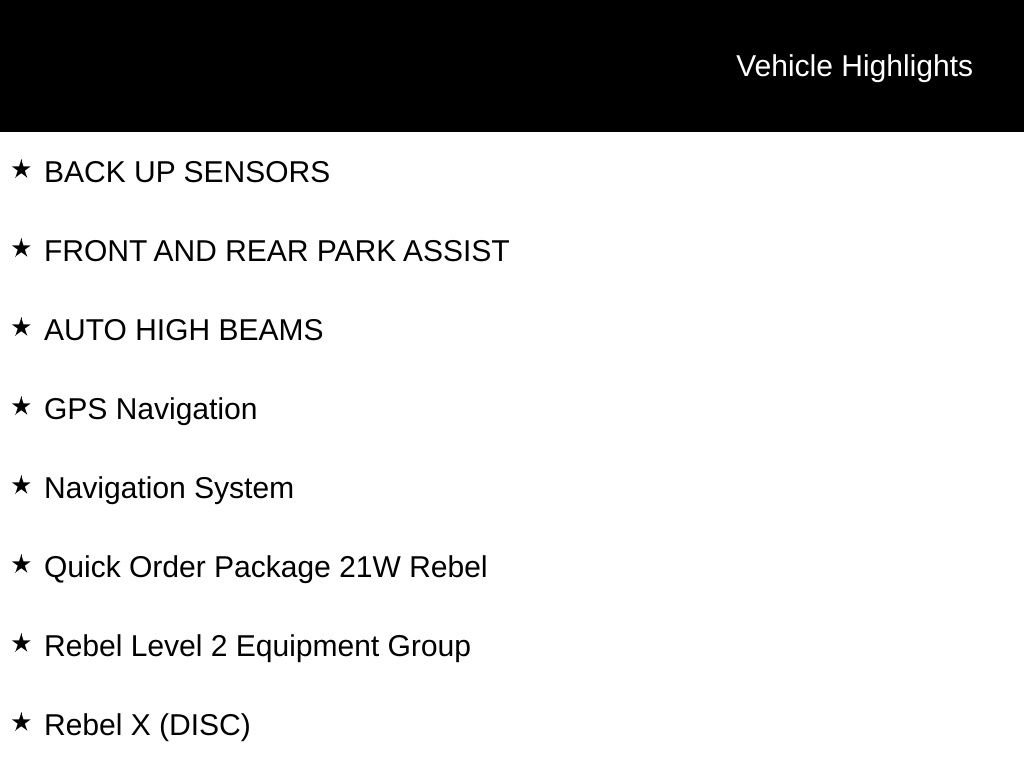 Used 2025 RAM 1500 Rebel w/ Rebel Level 2 Equipment Group image 20