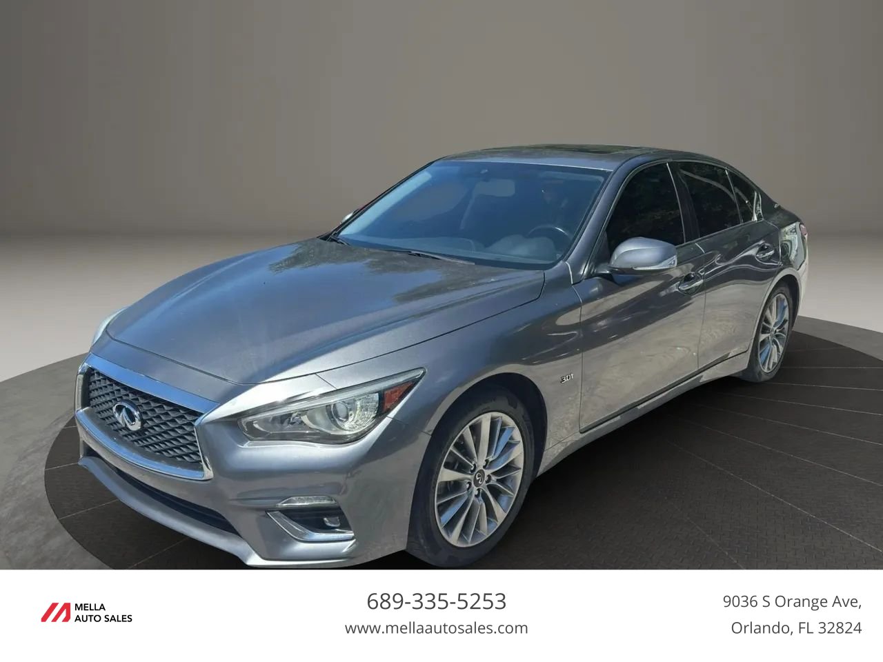 Used 2020 INFINITI Q50 Luxe RWD image 1
