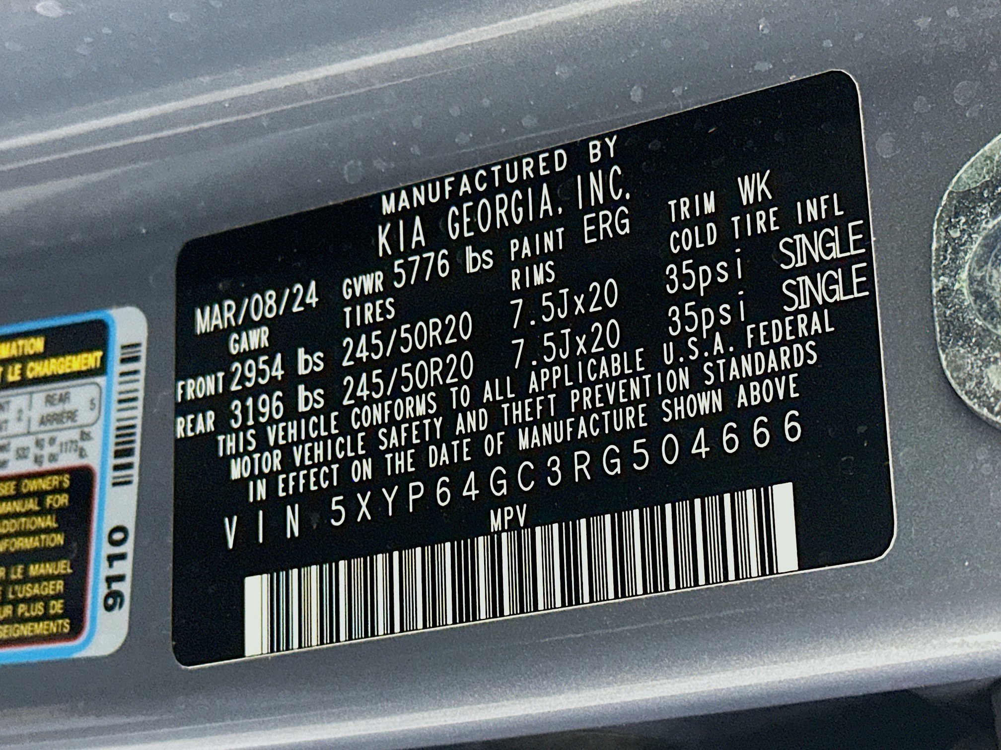 Used 2024 Kia Telluride S image 12