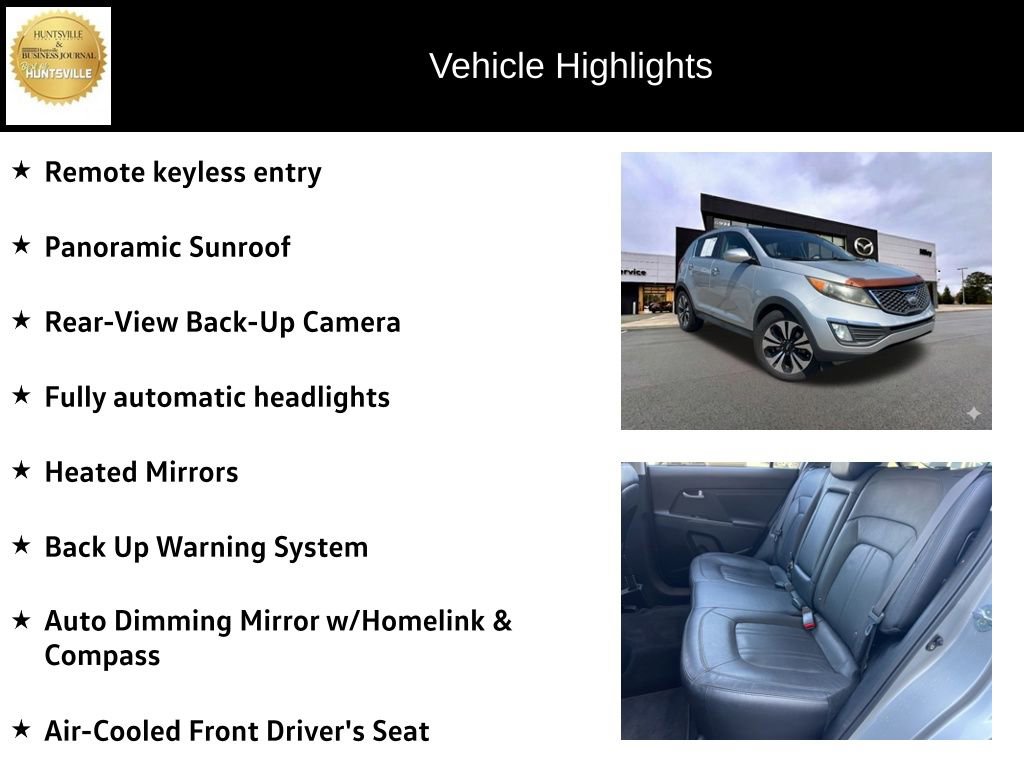 Used 2011 Kia Sportage SX w/ Premium Pkg w/Leather Seats image 12