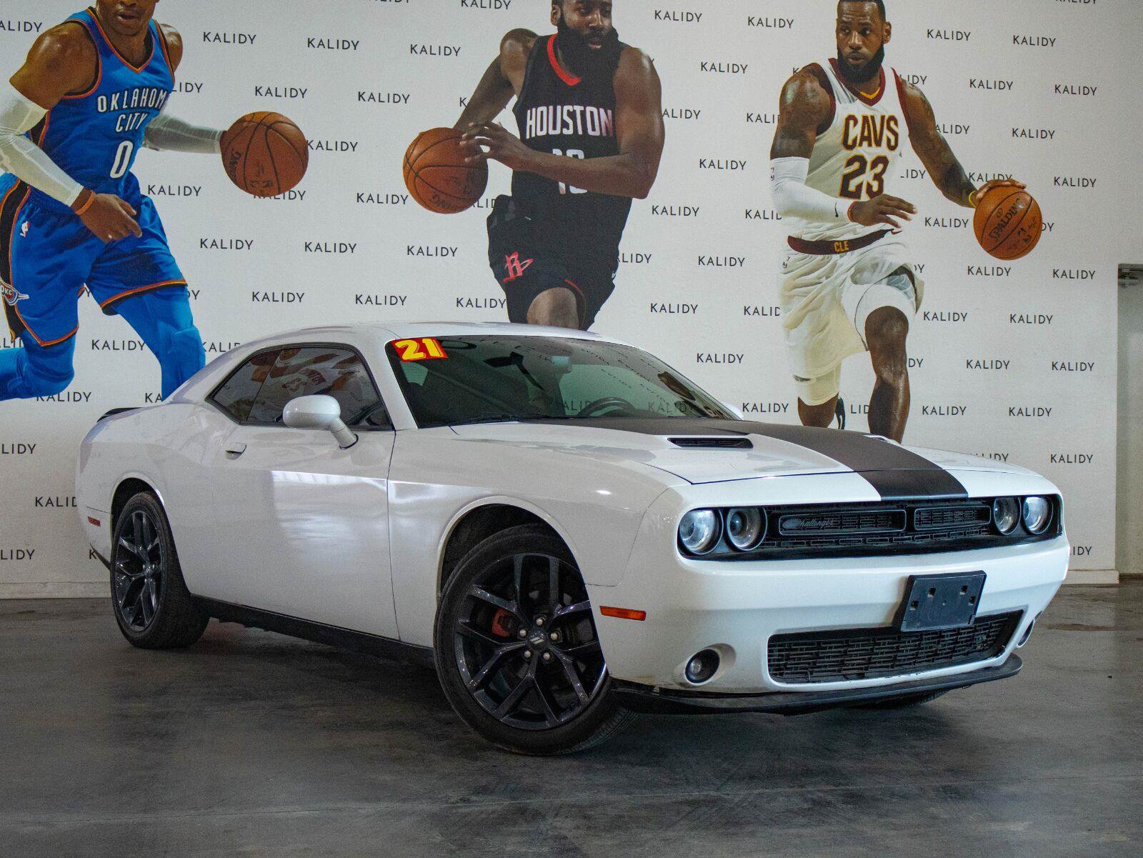 Used 2021 Dodge Challenger SXT w/ Blacktop Package RWD image 2