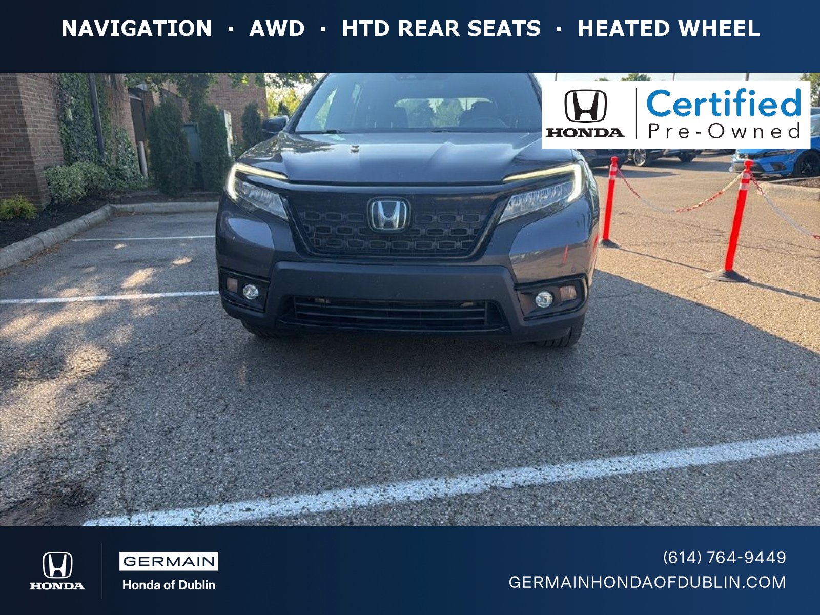 Certified 2021 Honda Passport Elite
