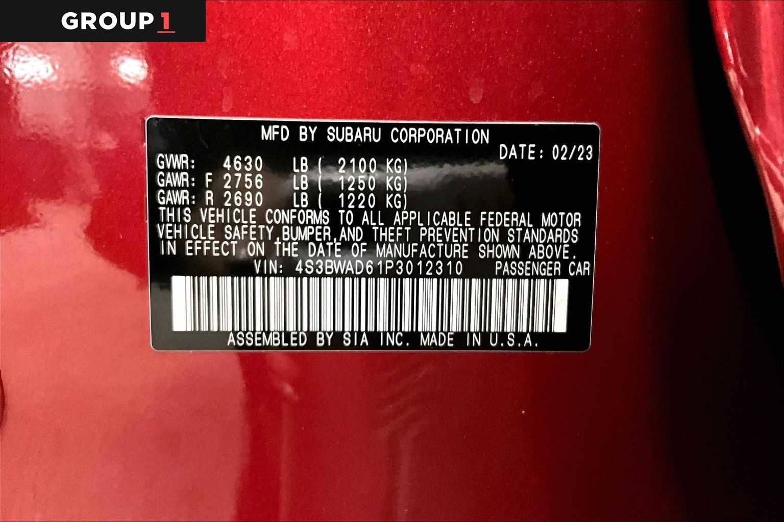 Certified 2023 Subaru Legacy Premium image 35