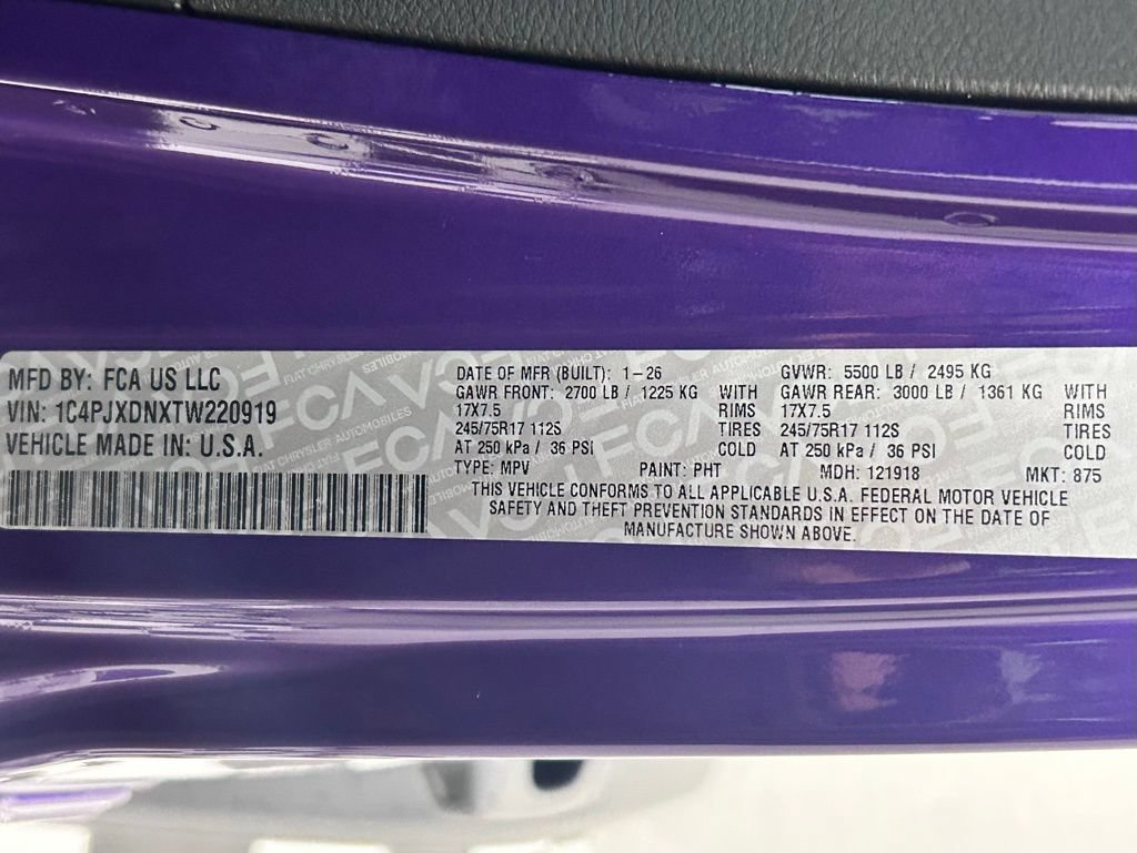 New 2026 Jeep Wrangler Unlimited Sport AWD/4WD image 23