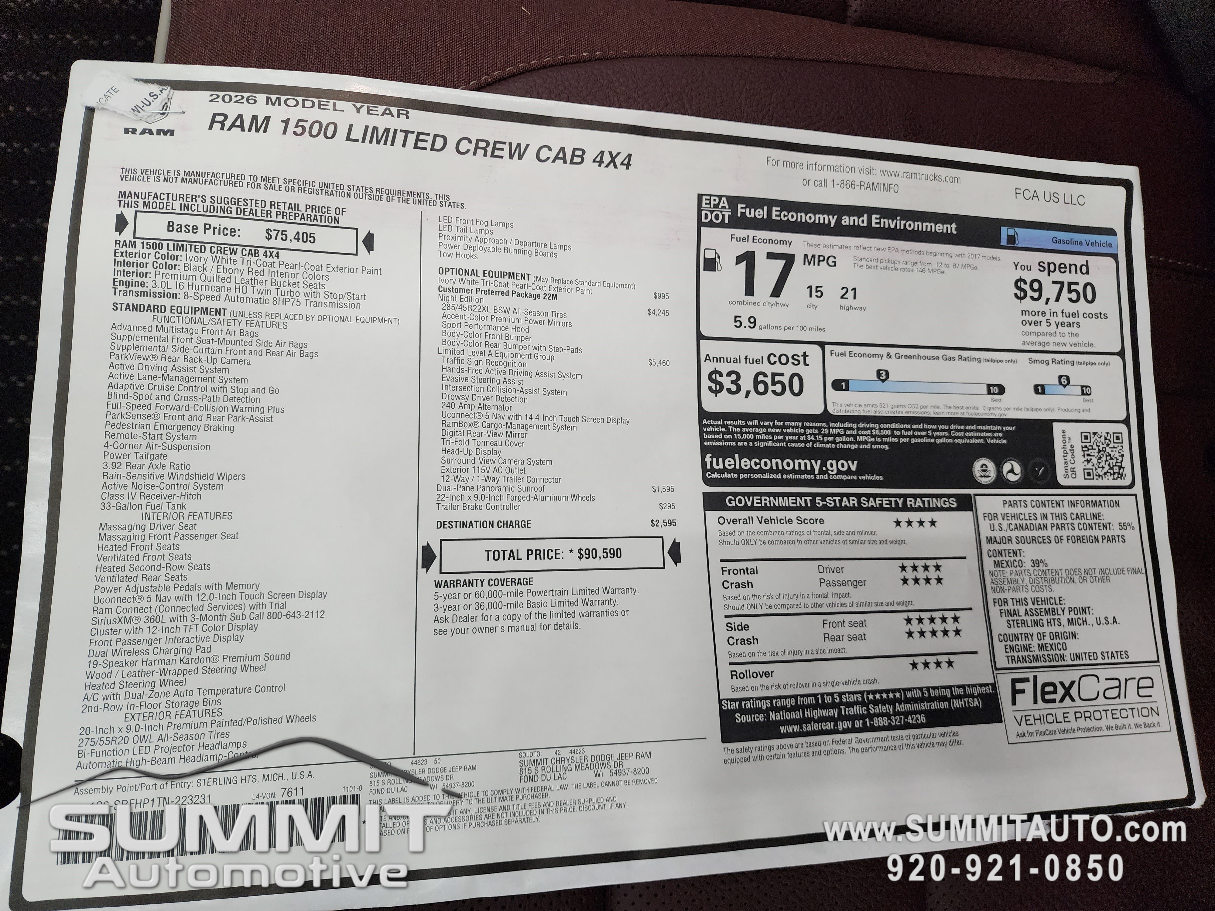 New 2026 RAM 1500 Limited image 39