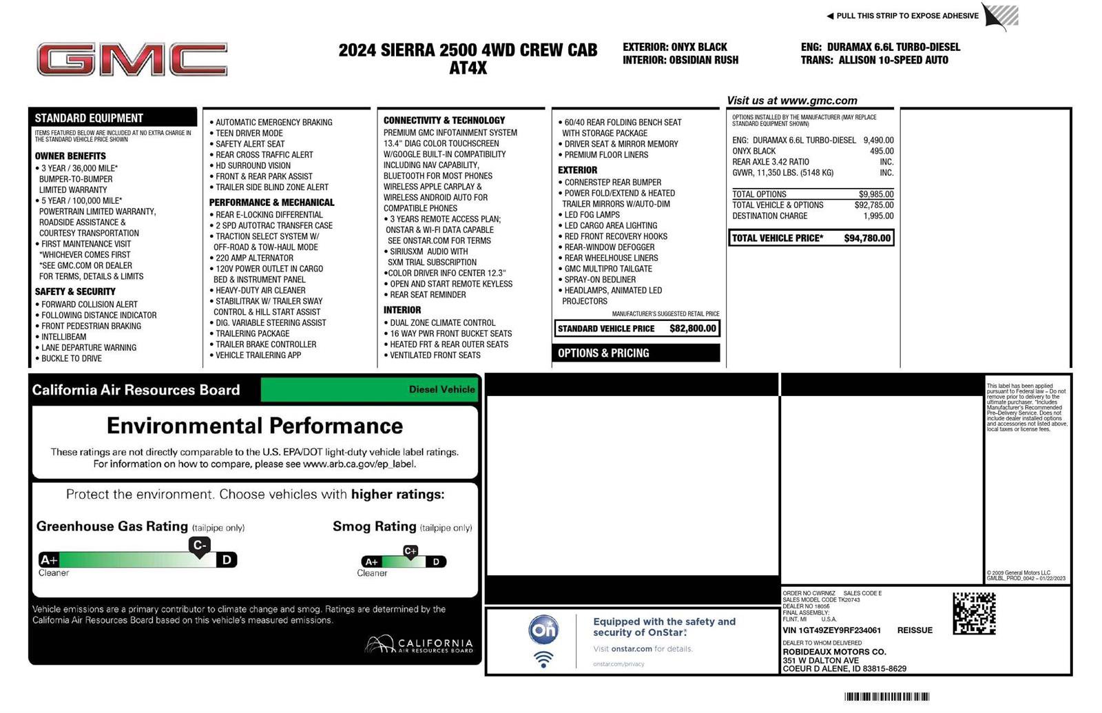 Used 2024 GMC Sierra 2500 AT4X image 48