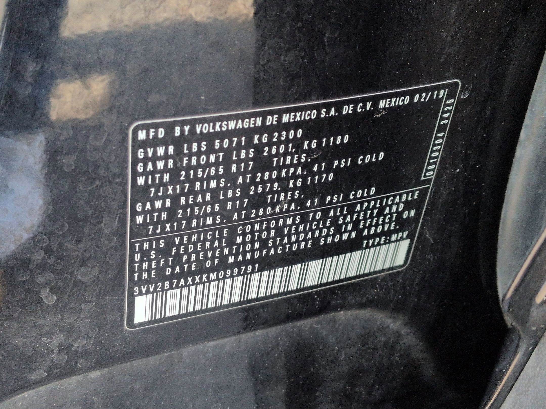 Used 2019 Volkswagen Tiguan SE image 30