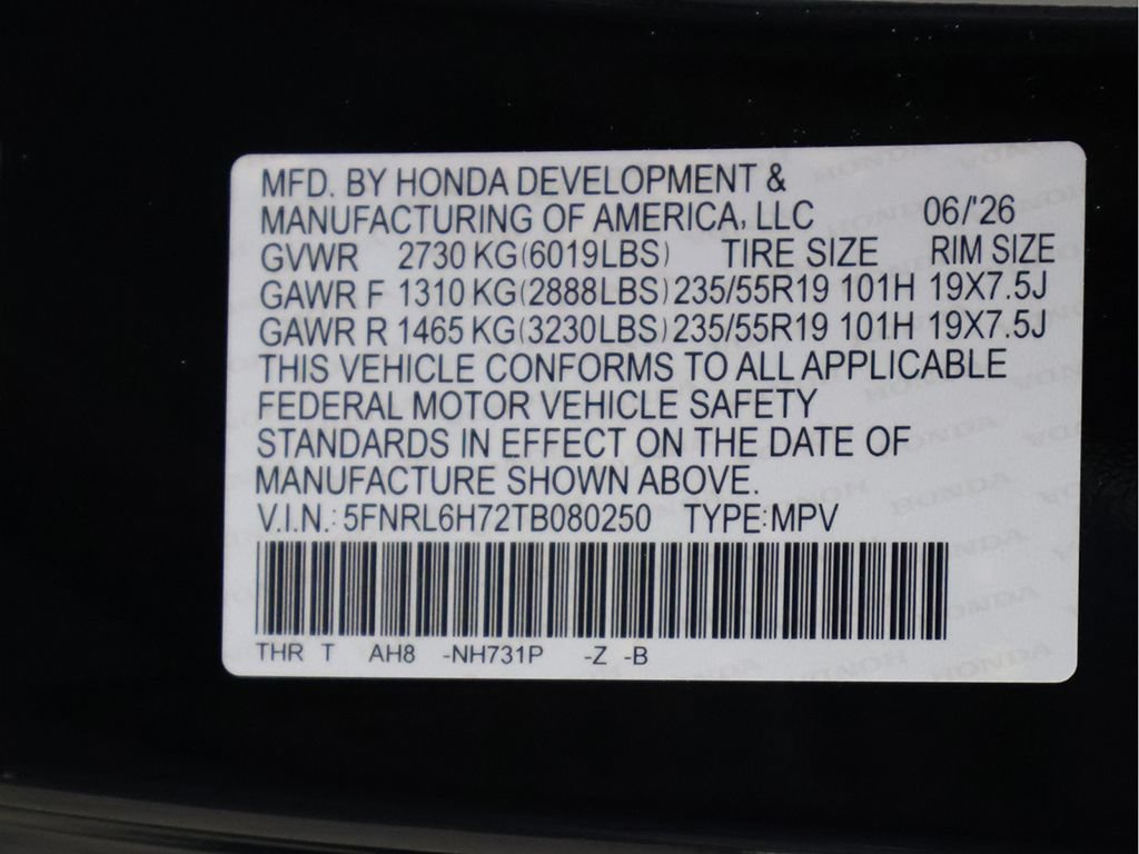 New 2026 Honda Odyssey Sport-L image 24