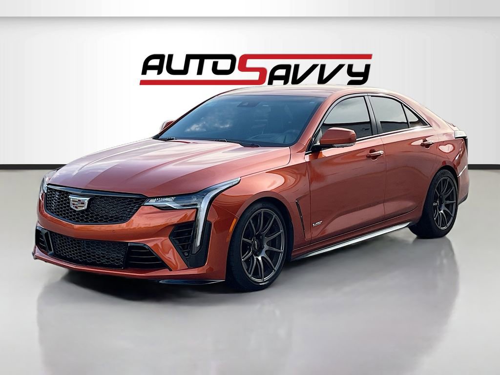 Used 2022 Cadillac CT4 V Blackwing w/ Carbon Fiber 1 Package RWD image 3
