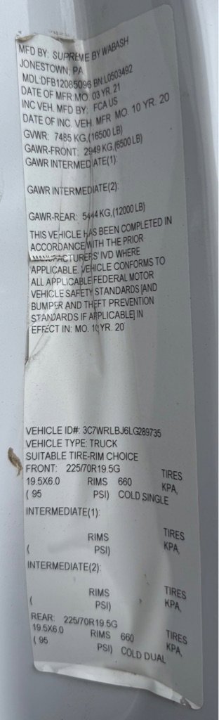 Used 2020 RAM 4500 Tradesman AWD/4WD image 6