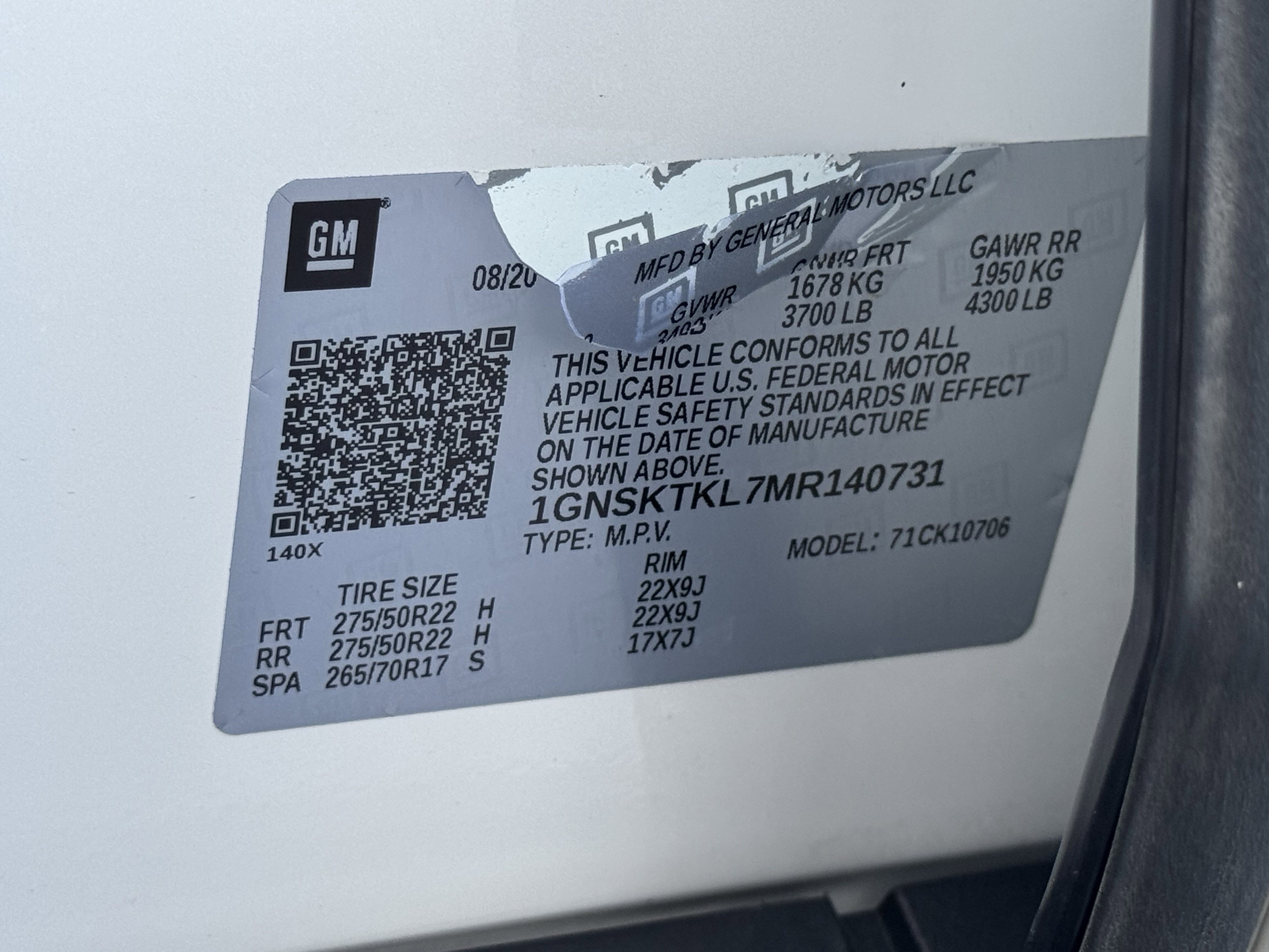 Used 2021 Chevrolet Tahoe High Country w/ Premium Package image 32