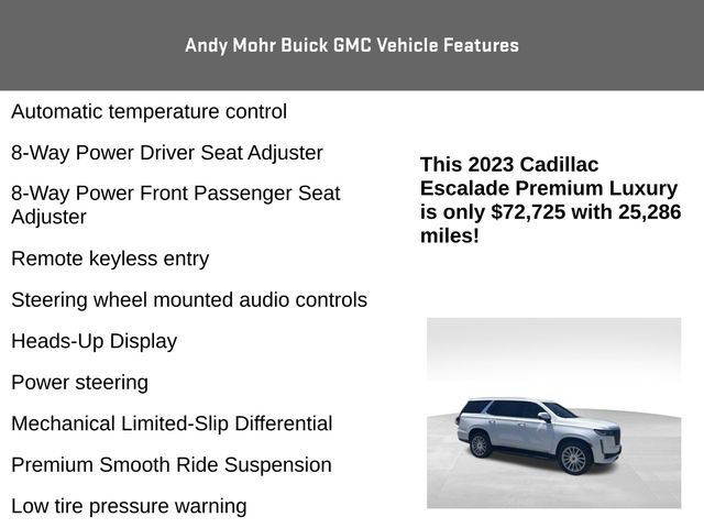 Used 2023 Cadillac Escalade Premium Luxury AWD/4WD image 12