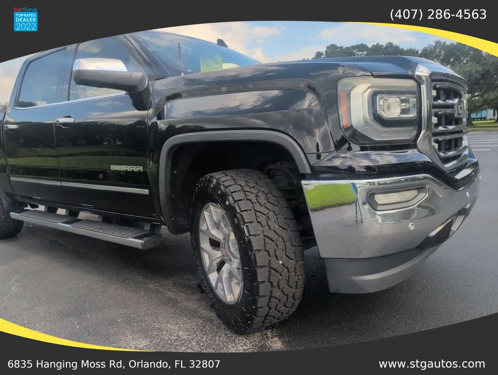 Used 2018 GMC Sierra 1500 SLT w/ Enhanced Driver Alert Package RWD image 9