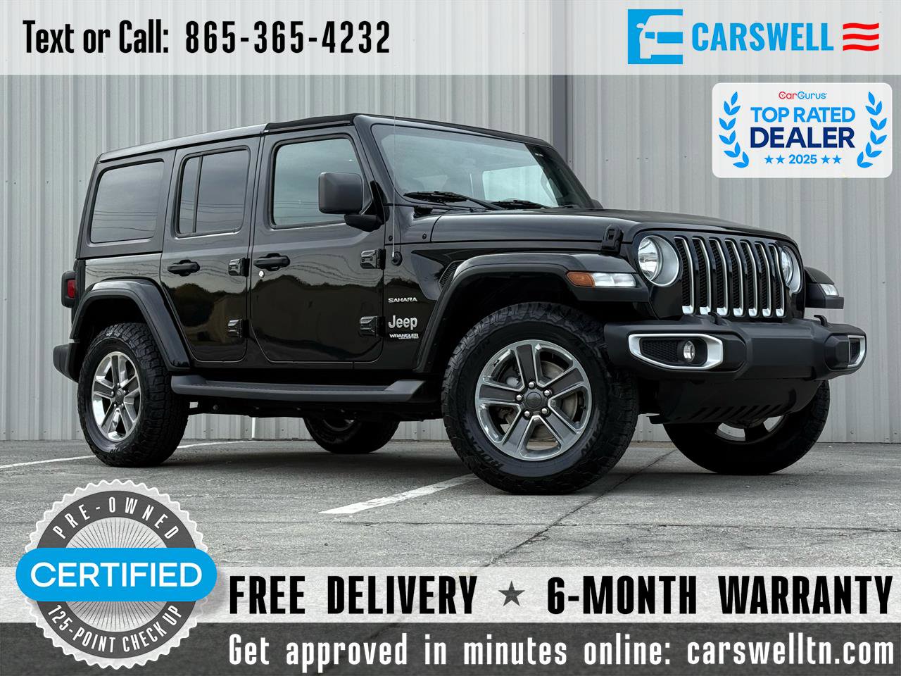 Used 2018 Jeep Wrangler Unlimited Sahara