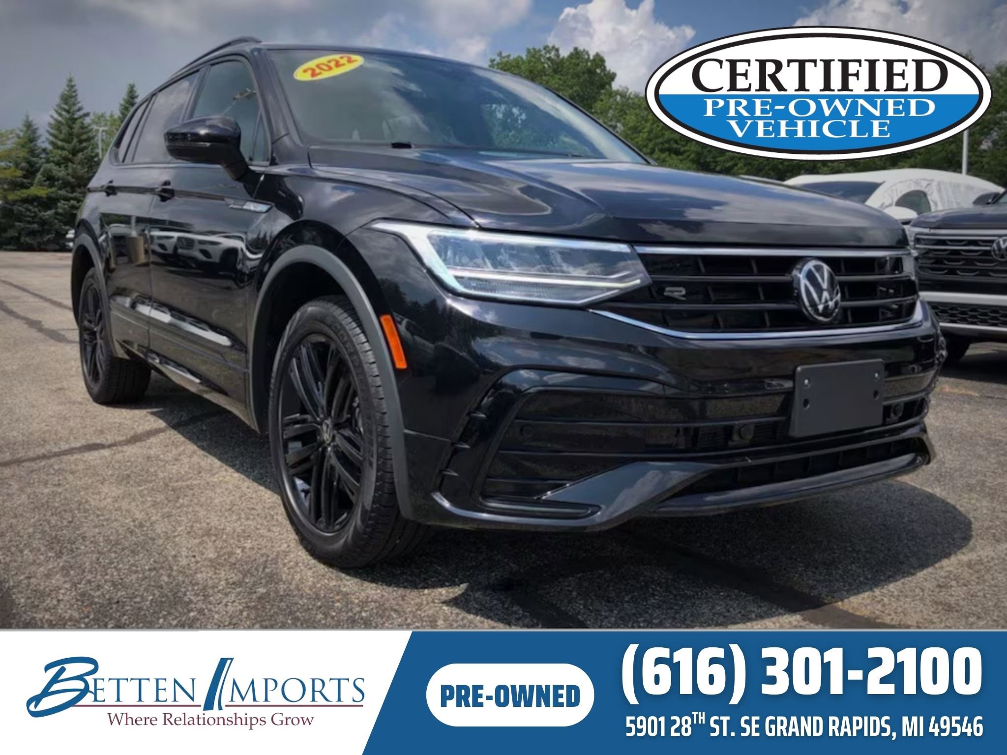 Used 2022 Volkswagen Tiguan SE R-Line