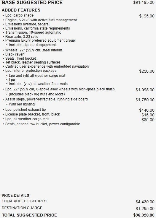 Used 2019 Cadillac Escalade ESV Premium Luxury image 7