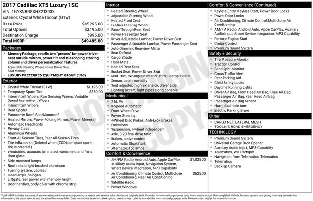 Used 2017 Cadillac XT5 Luxury image 8