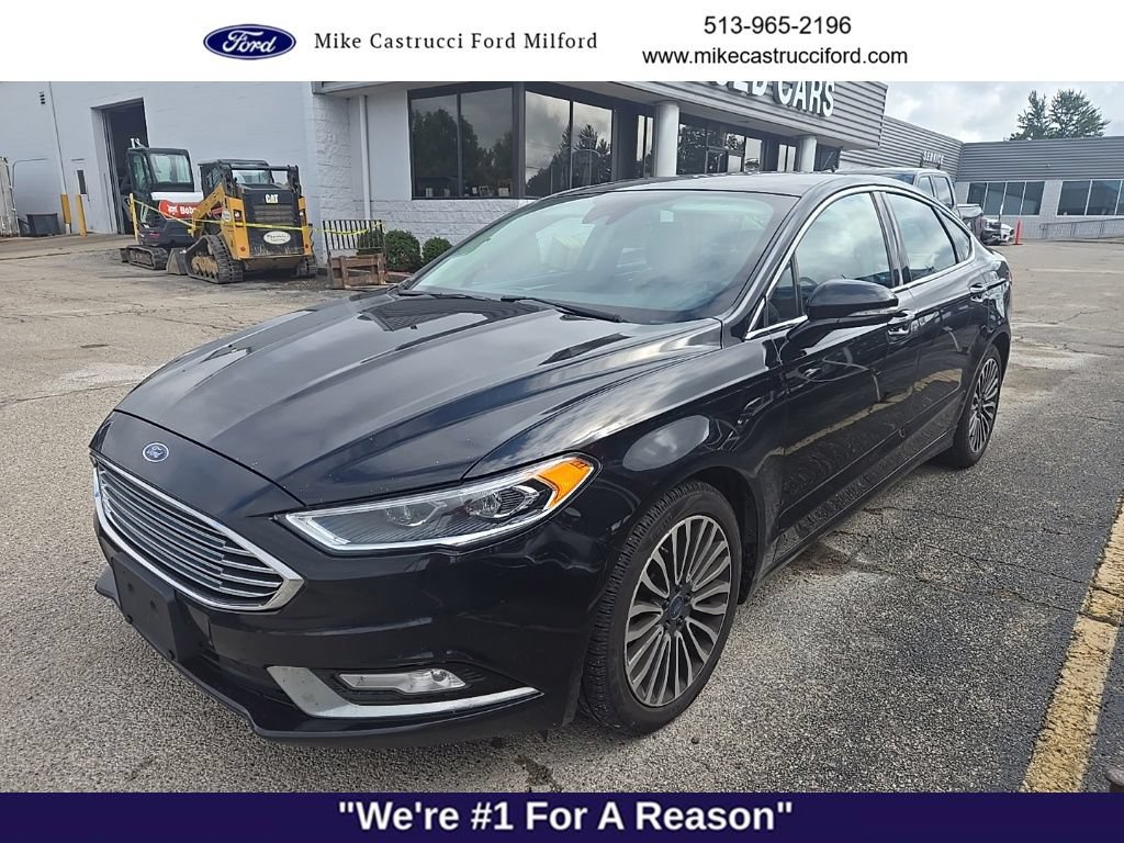 Used 2017 Ford Fusion SE w/ Fusion SE Technology Package FWD image 1