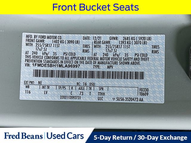 Certified 2021 Ford Bronco Big Bend image 35