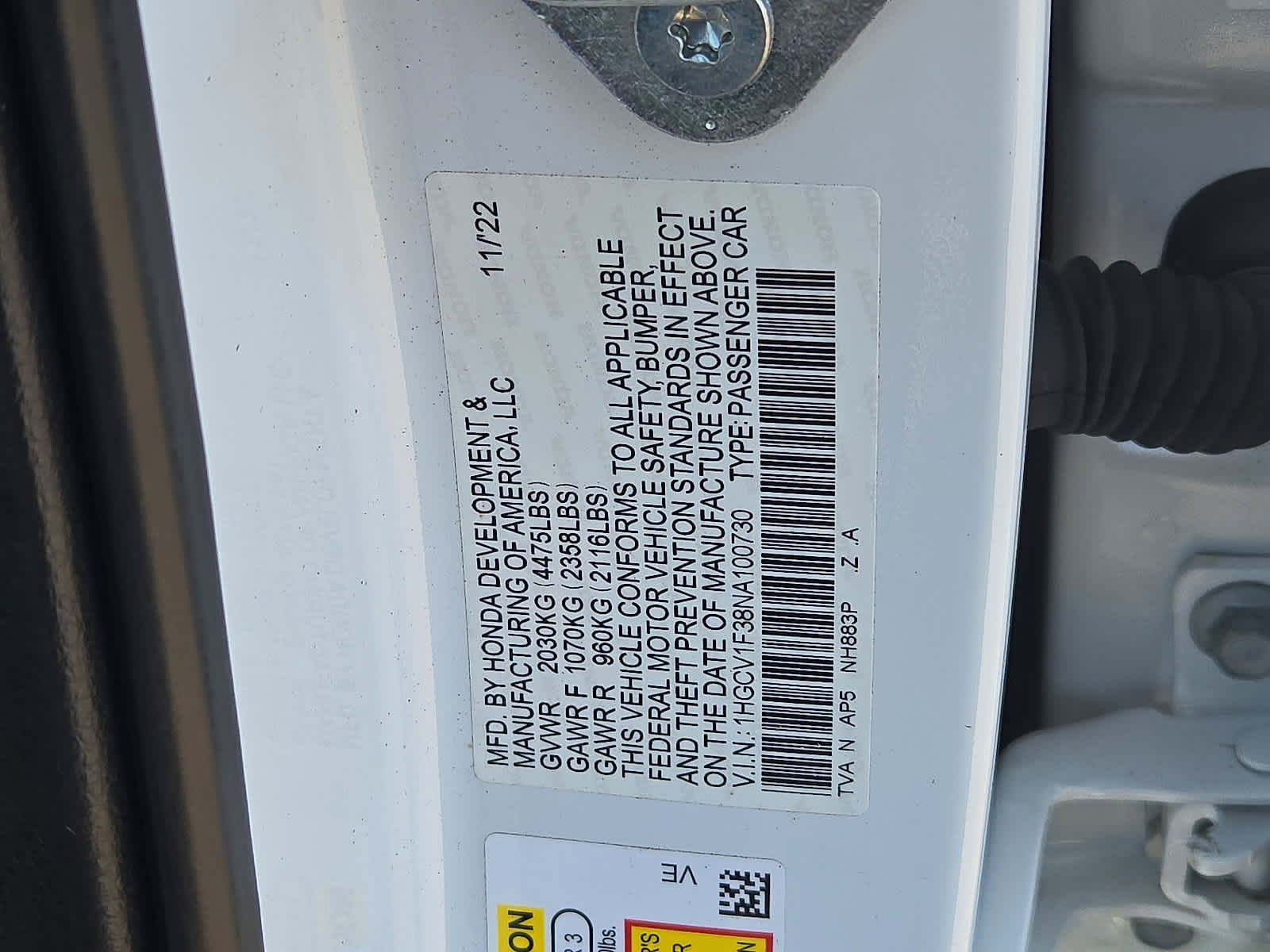 Certified 2022 Honda Accord Sport image 28