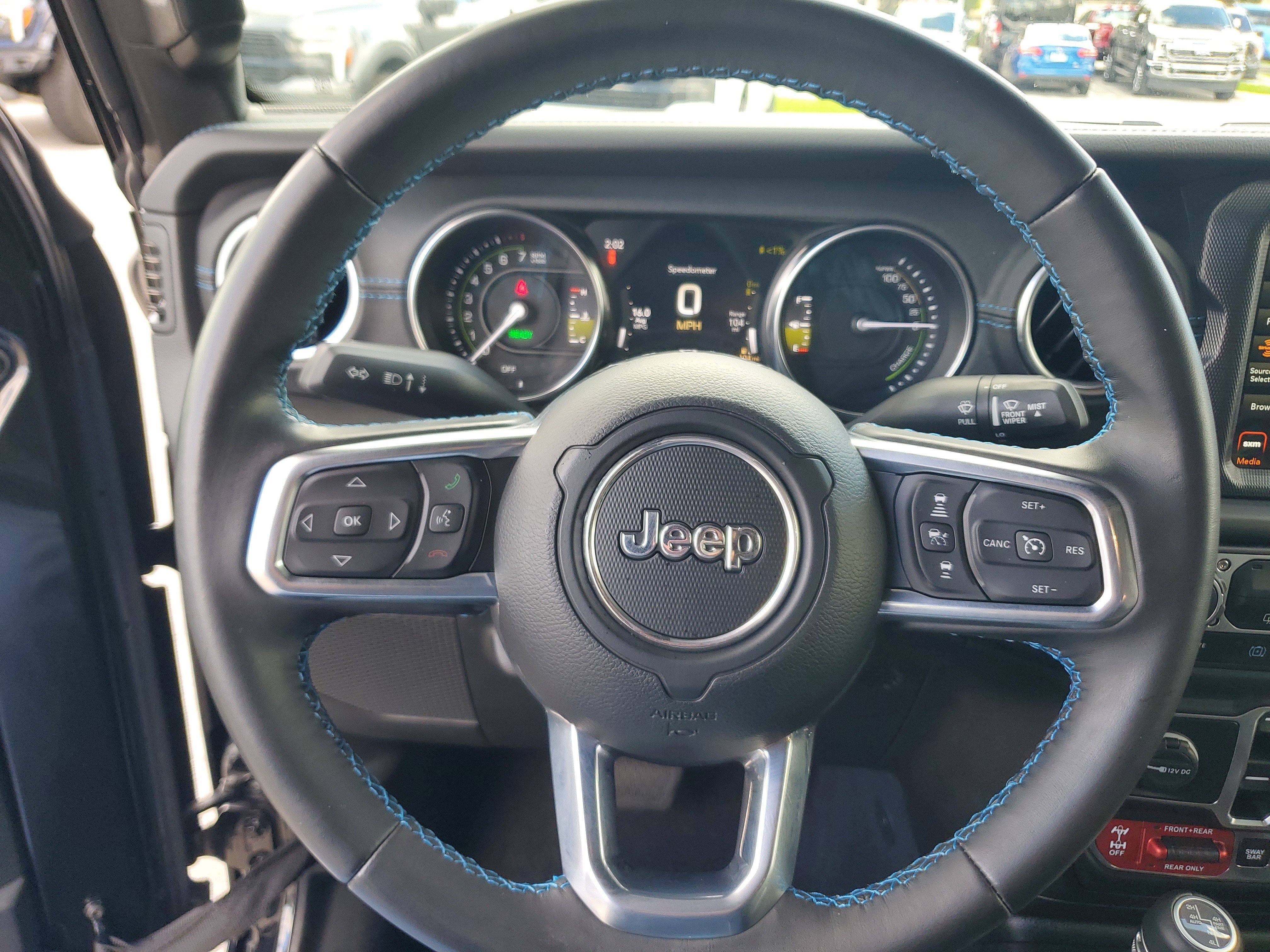 Used 2022 Jeep Wrangler Unlimited Rubicon 4xe w/ Steel Bumper Group image 20