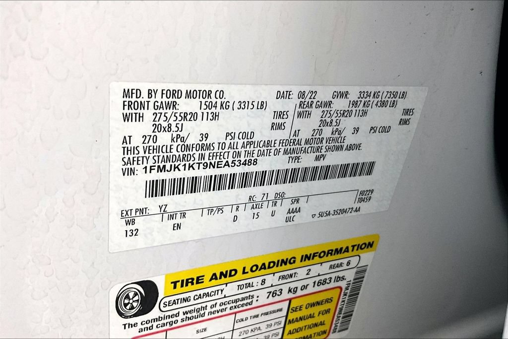 Used 2022 Ford Expedition Max Limited RWD image 32
