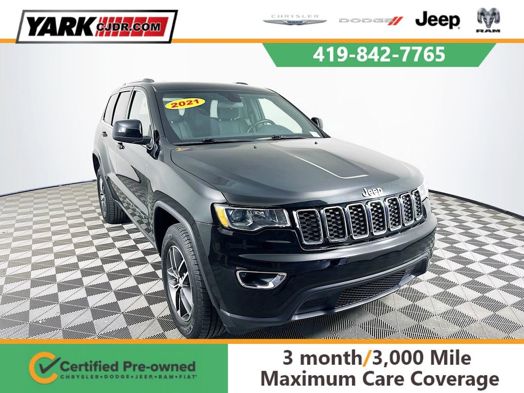 Certified 2021 Jeep Grand Cherokee Laredo