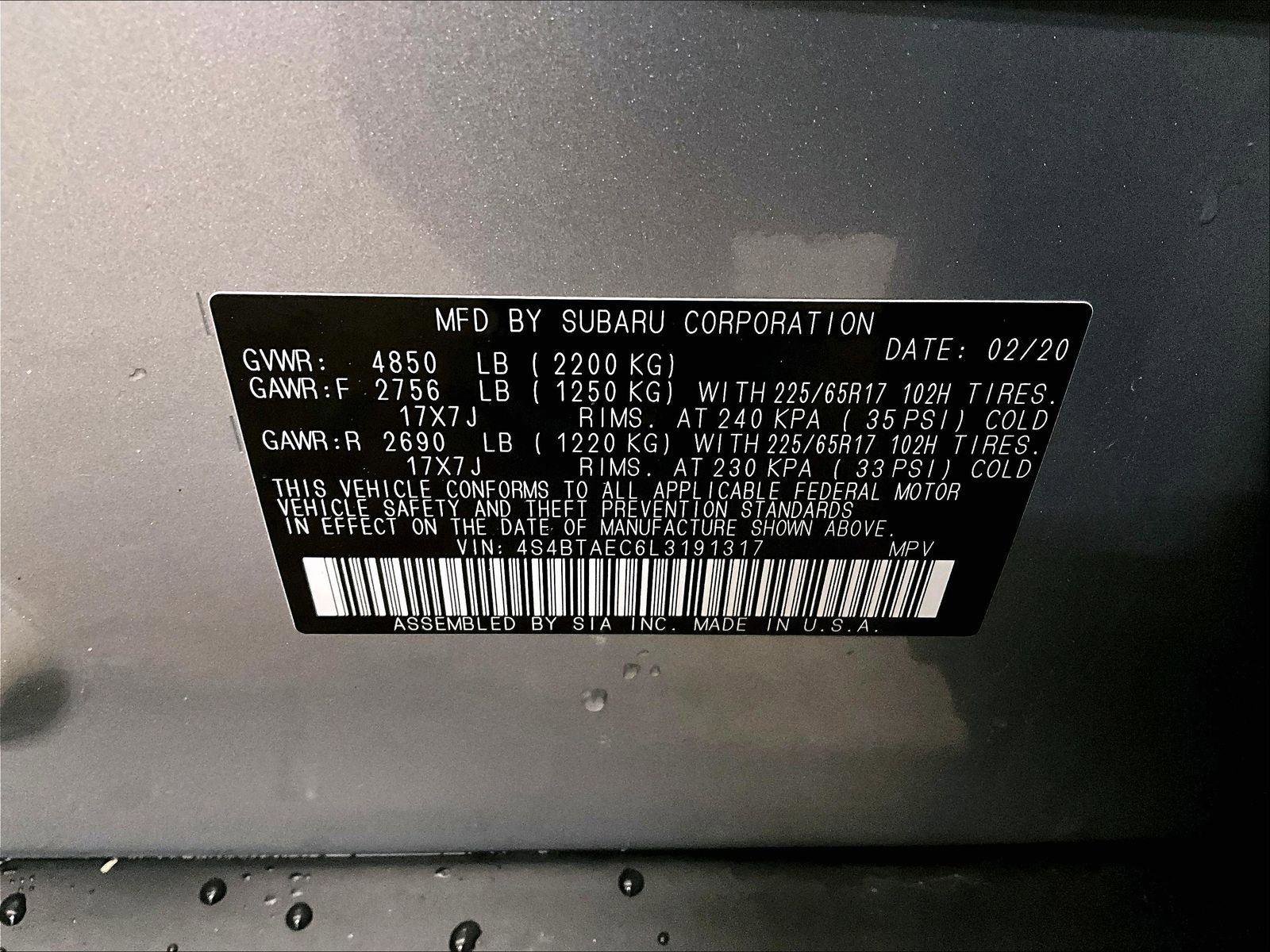 Used 2020 Subaru Outback Premium AWD/4WD image 31