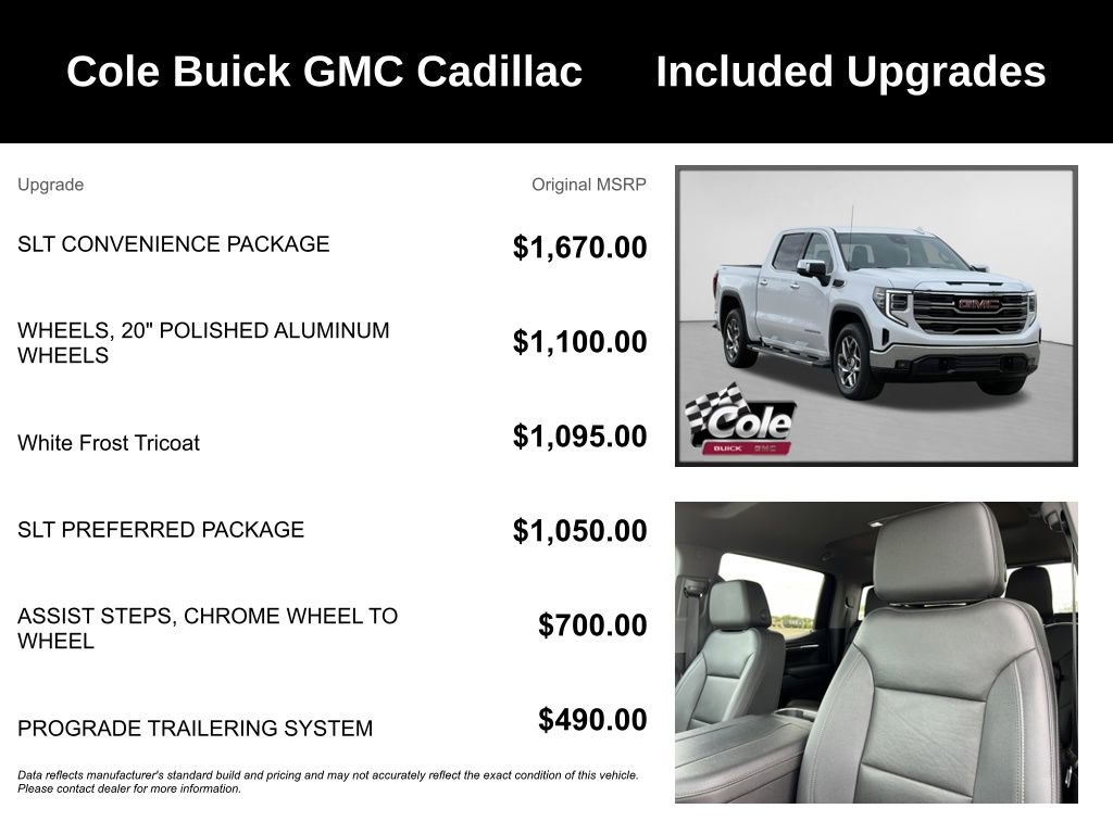 Used 2023 GMC Sierra 1500 SLT w/ SLT Convenience Package AWD/4WD image 3