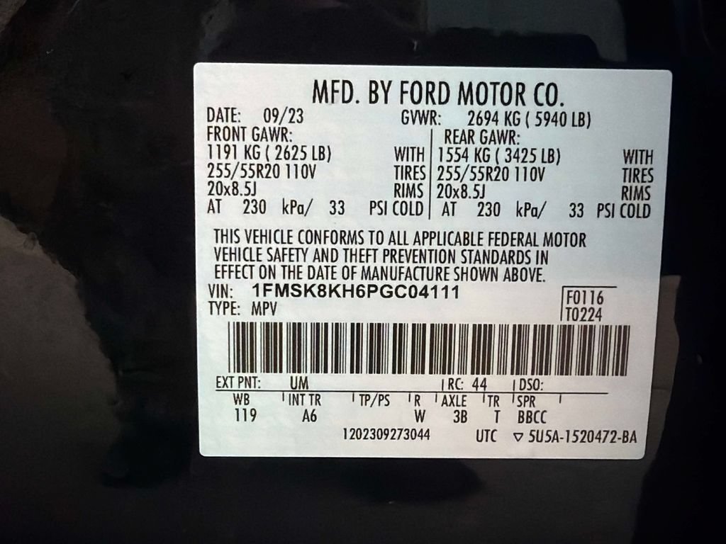 Used 2023 Ford Explorer ST-Line w/ Class IV Trailer Tow Package AWD/4WD image 37