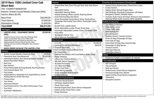 Used 2019 RAM 1500 Limited image 8