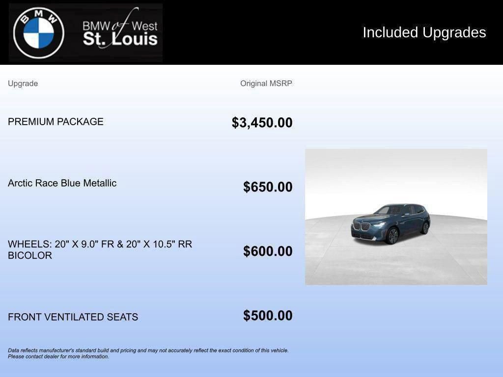 New 2026 BMW X3 xDrive30 w/ Premium Package image 36