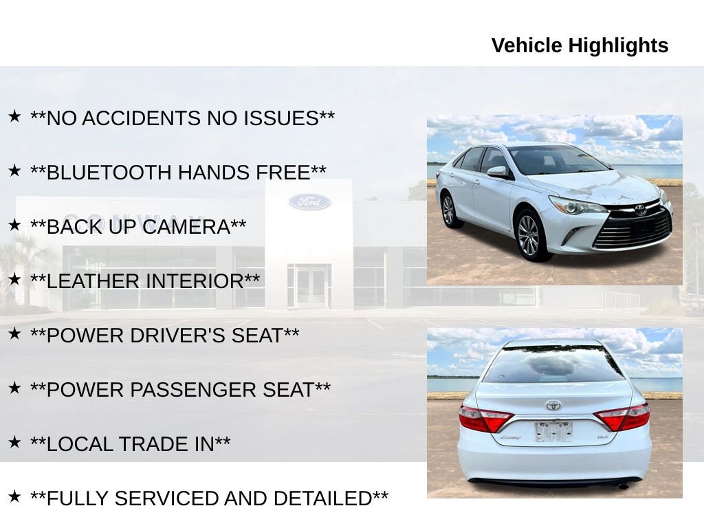 Used 2017 Toyota Camry XLE FWD image 6