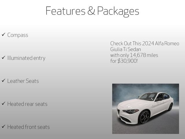 Used 2024 Alfa Romeo Giulia Ti AWD/4WD image 8