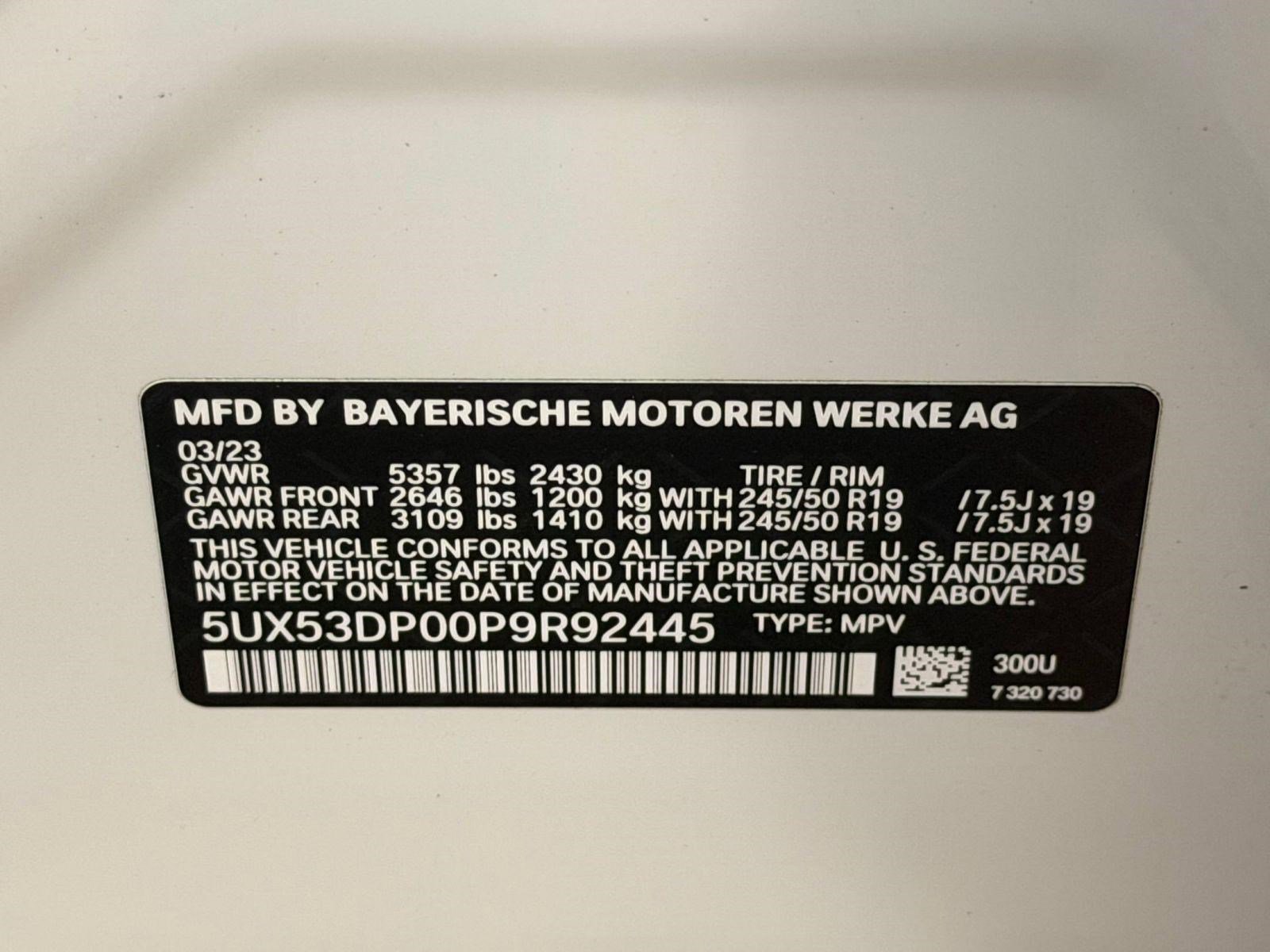 Used 2023 BMW X3 xDrive30i w/ Premium Package image 9