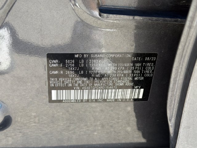 Used 2024 Subaru Outback Touring XT AWD/4WD image 30