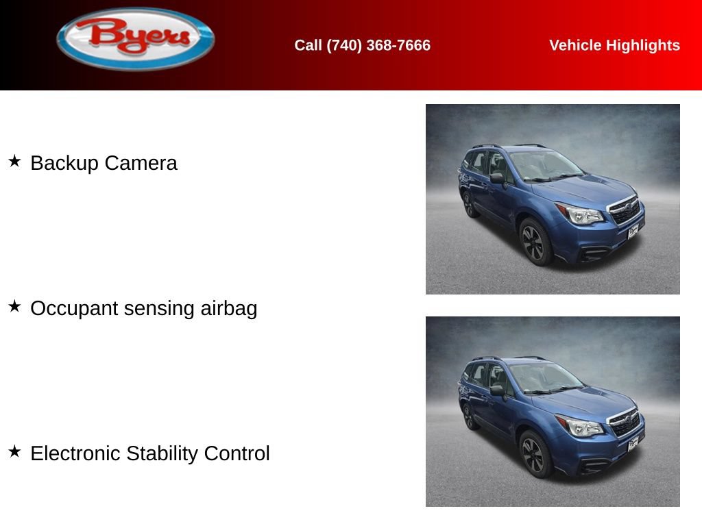 Used 2017 Subaru Forester 2.5i w/ Alloy Wheel Package AWD/4WD image 11