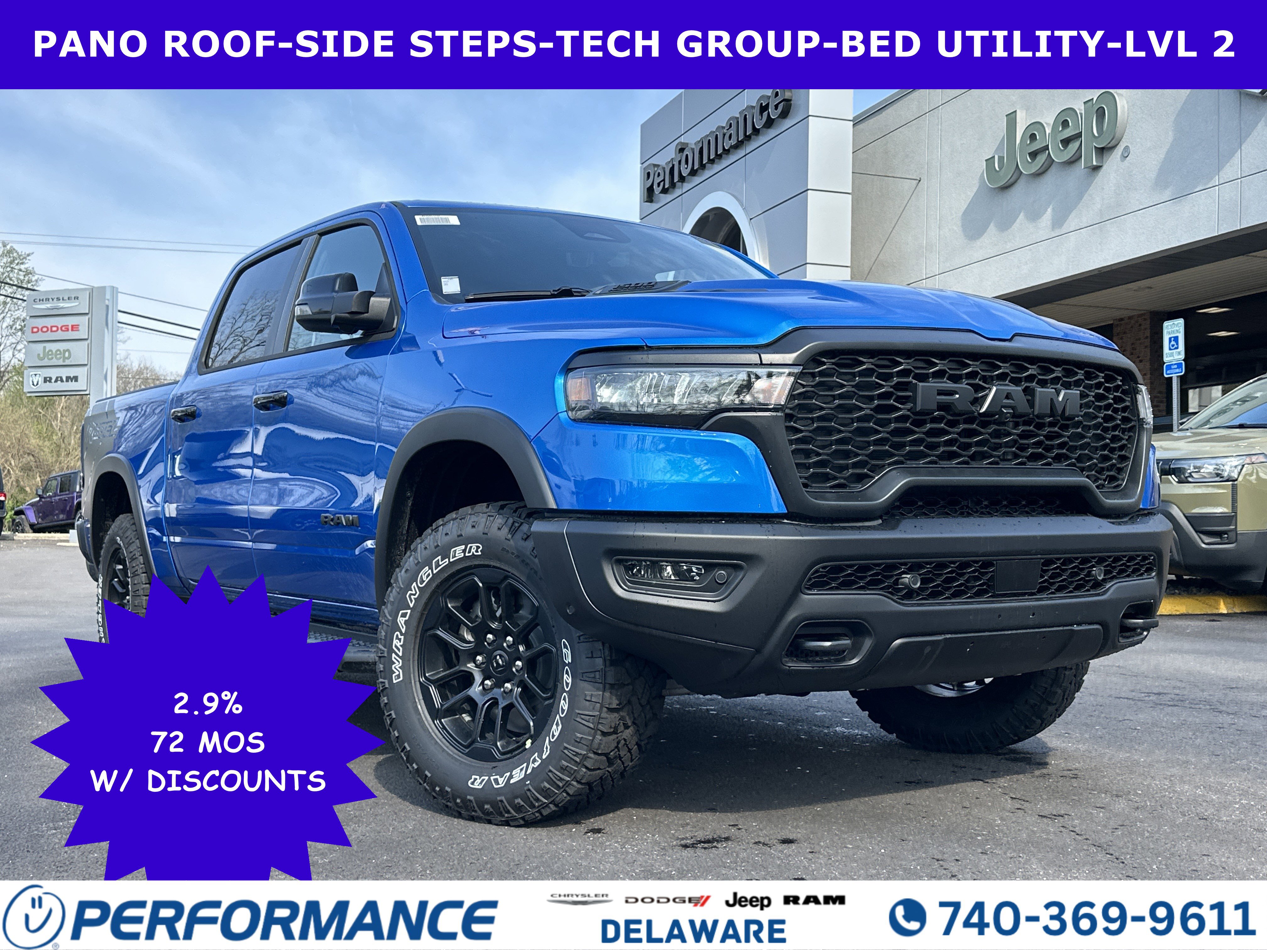 New 2026 RAM 1500 Rebel w/ Rebel Level 2 Equipment Group AWD/4WD image 1