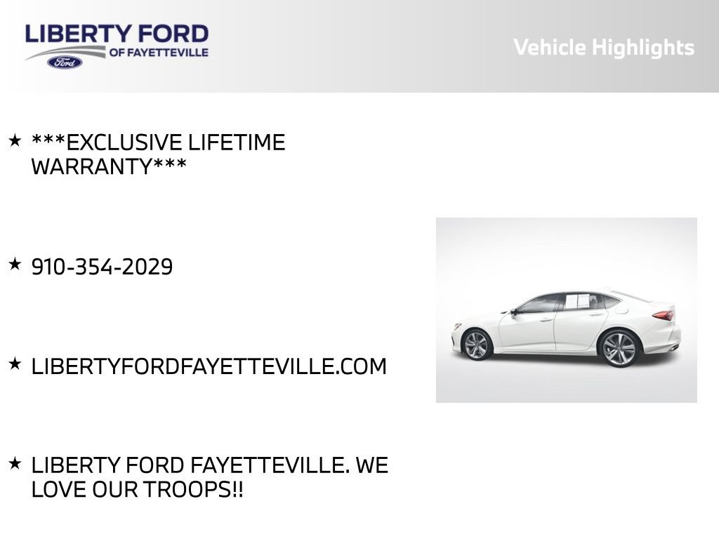 Used 2021 Acura TLX w/ Advance Package FWD image 5