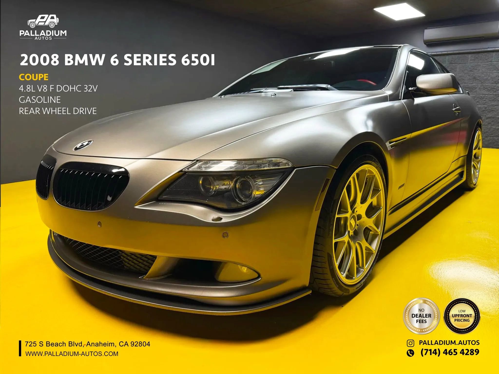 Used 2008 BMW 650i 650i Coupe 2D w/ Sport Pkg image 1