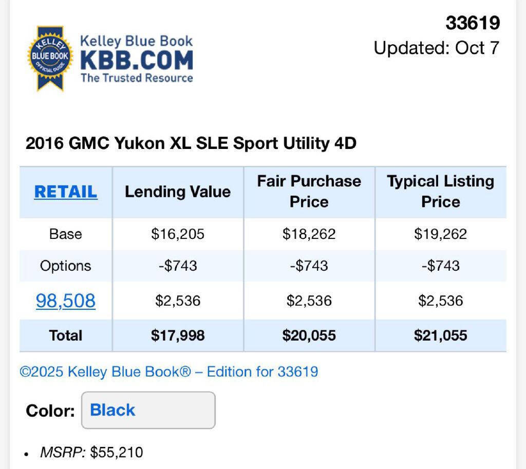 Used 2016 GMC Yukon XL SLE image 24