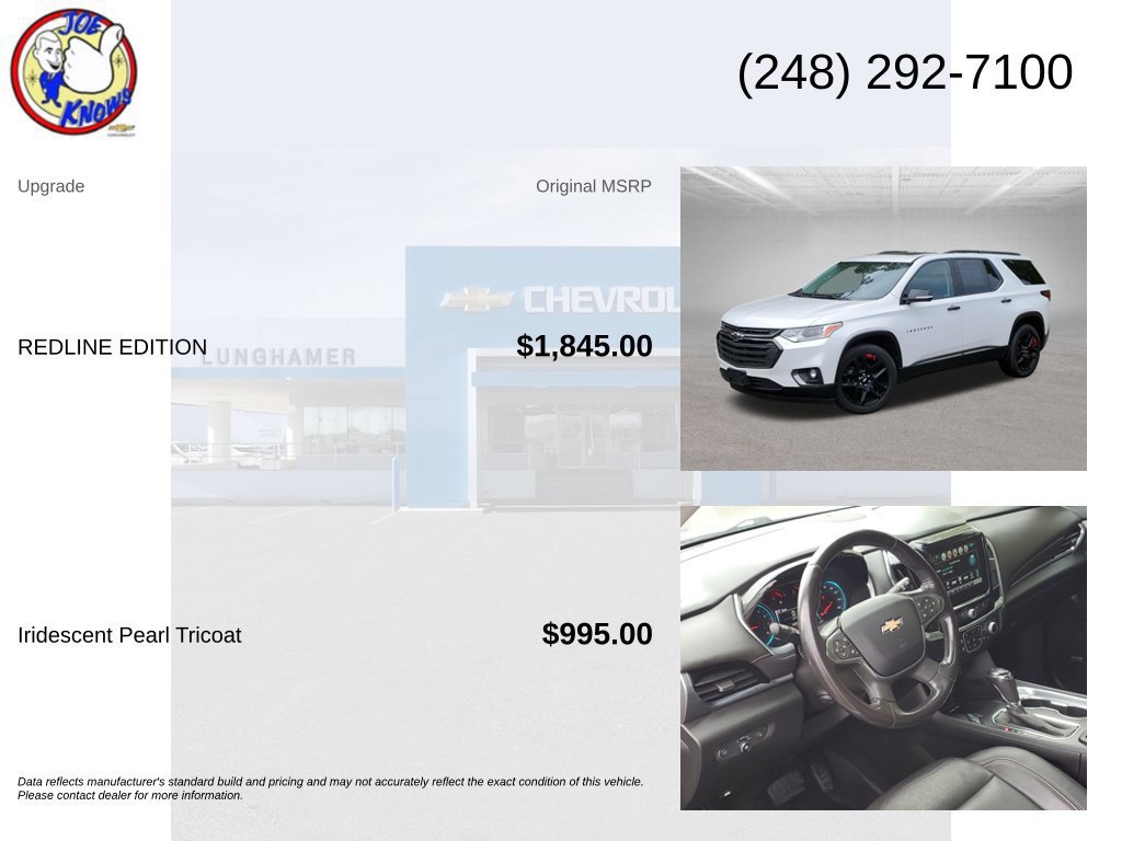 Used 2018 Chevrolet Traverse Premier w/ Redline Edition AWD/4WD image 5