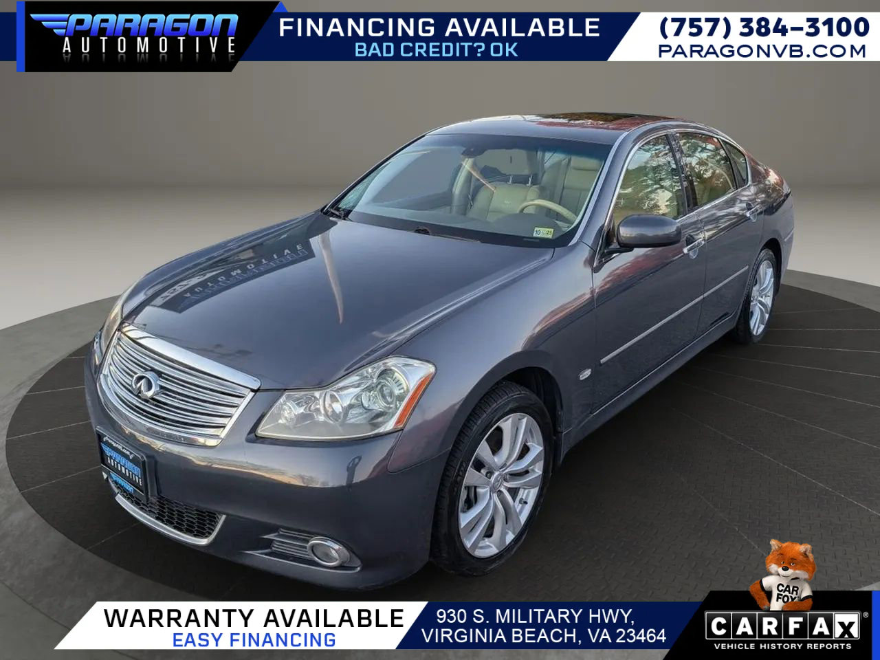 Used 2010 INFINITI M35 x w/ Technology Pkg