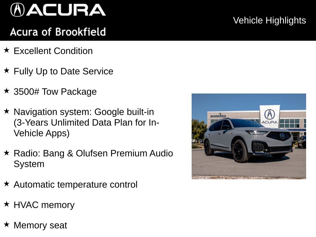 Certified 2025 Acura MDX A-Spec w/ Advance Package AWD/4WD image 4