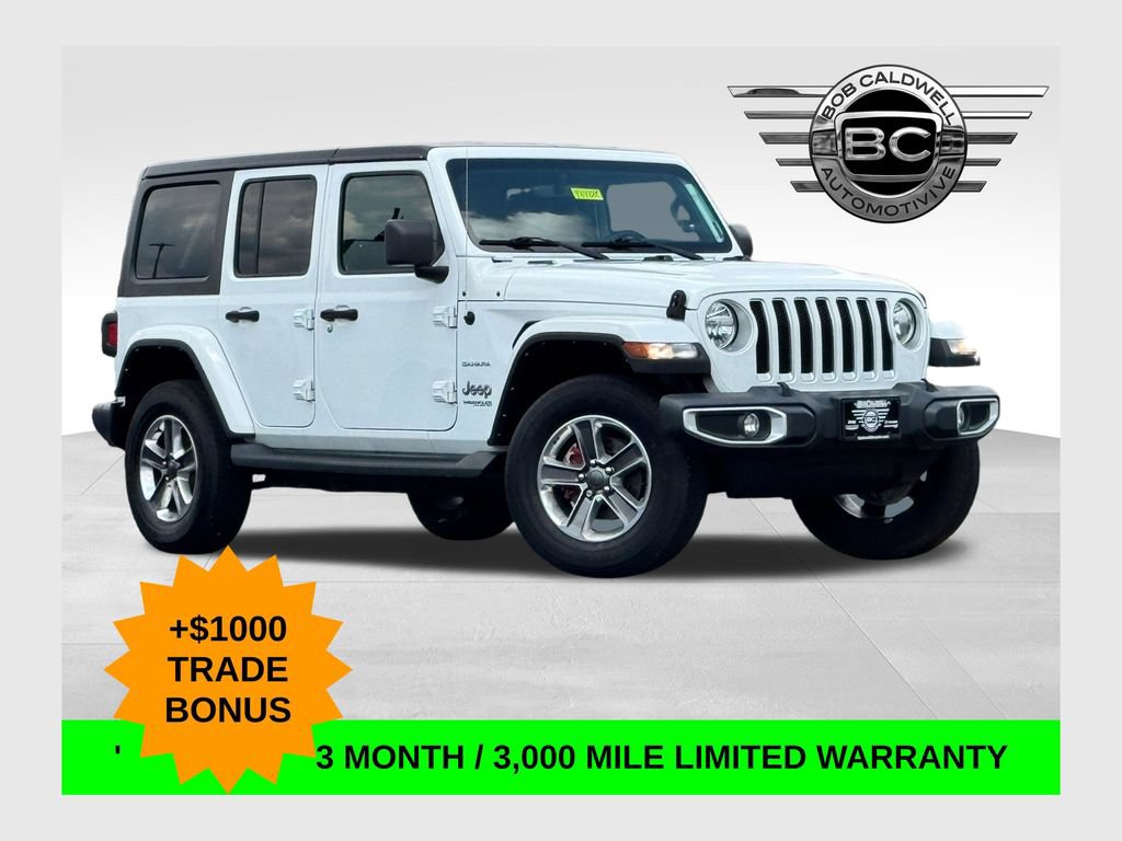 Used 2021 Jeep Wrangler Unlimited Sahara w/ Uconnect 4C Nav & Sound Group