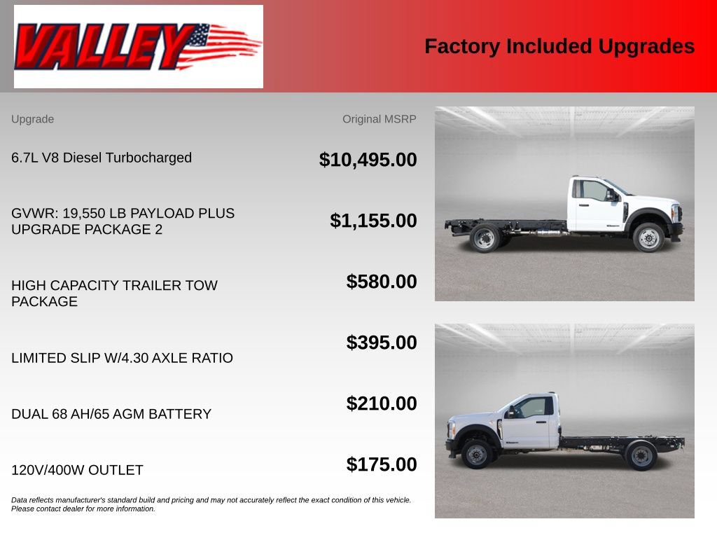 New 2025 Ford F550 4x4 Regular Cab Super Duty image 4